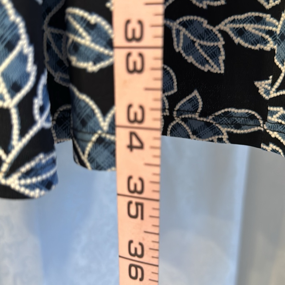 PERCEPTION PETITE EMBOSSED PRINT DRESS Sz:SP - Picture 4 of 8